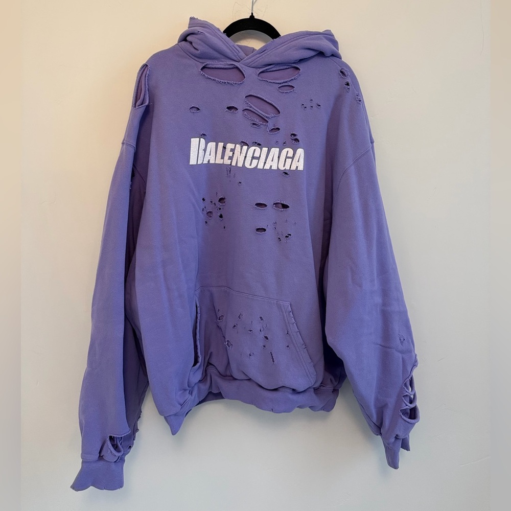 Balenciaga Distressed Hoodie